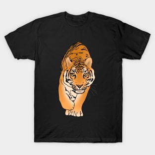 Tiger Stalking, Big Cat, Love Tigers T-Shirt